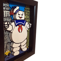 Stay Puft Marshmallow Man 5x7" 3D Art
