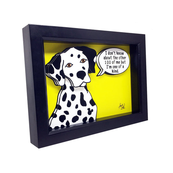 Dalmatian 5x7" 3D Art