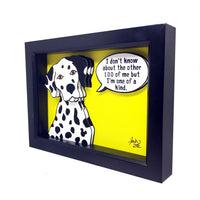 Dalmatian 5x7" 3D Art