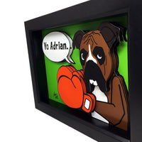 Boxer Rocky Balboa 3D Art