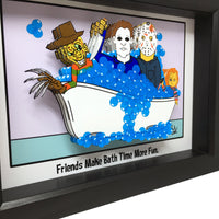 Horror Bath 3D Art