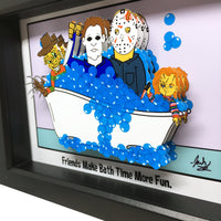 Horror Bath 3D Art