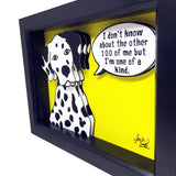 Dalmatian 5x7" 3D Art