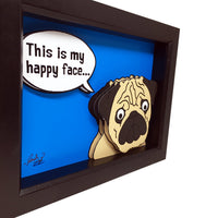 Pug Lover 5x7" 3D Art