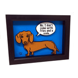Dachshund 5x7" 3D Art