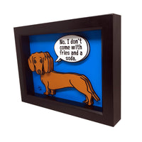 Dachshund 5x7" 3D Art