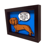 Dachshund 5x7" 3D Art