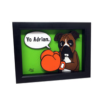 Boxer Rocky Balboa 3D Art