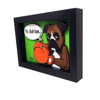 Boxer Rocky Balboa 3D Art