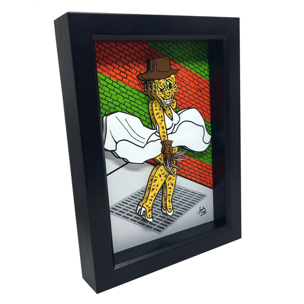 Freddy Krueger Marilyn Monroe 3D Art