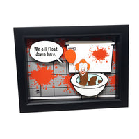 Pennywise Bathroom Decor 3D Art