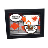 Pennywise Bathroom Decor 3D Art