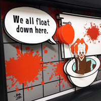 Pennywise Bathroom Decor 3D Art