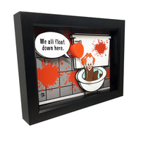 Pennywise Bathroom Decor 3D Art