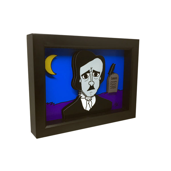Edgar Allan Poe 3D Art