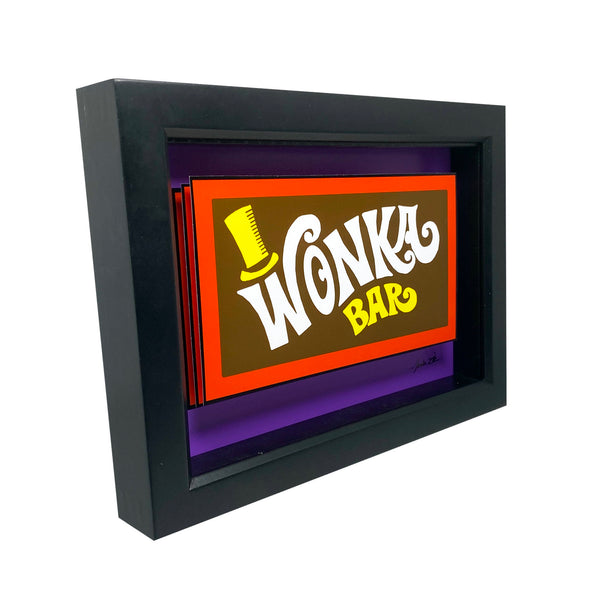 Wonka Bar 5x7" 3D Art