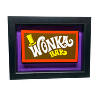 Wonka Bar 5x7" 3D Art