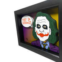 Heath Ledger Joker 3D Art