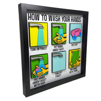 How To Wash Your Hands 3D Art