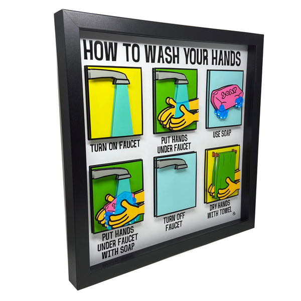 How To Wash Your Hands 3D Art