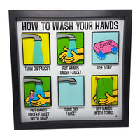How To Wash Your Hands 3D Art
