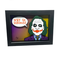 Heath Ledger Joker 3D Art