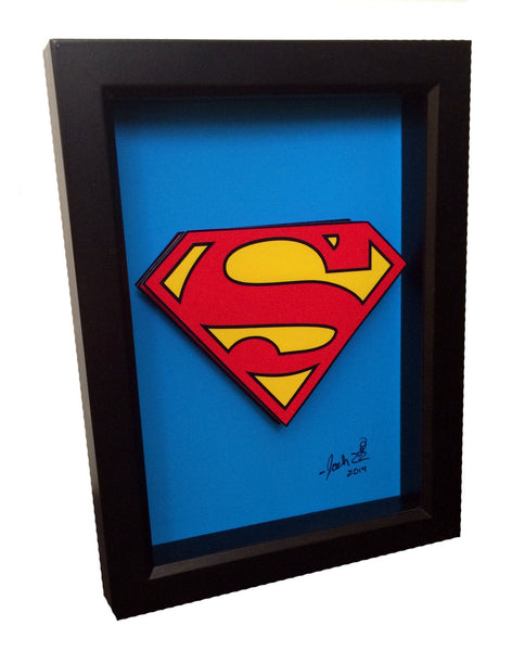 Superman Logo 3D Art