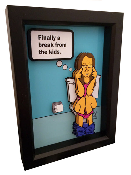 Mom Alone Time 3D Art