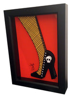 Goth Skull Shoe 3D Art