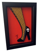 Goth Skull Shoe 3D Art