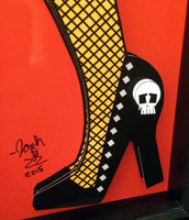 Goth Skull Shoe 3D Art
