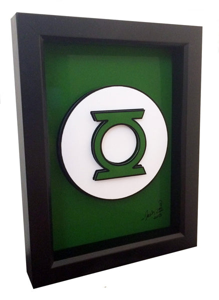 Green Lantern Ring 3D Art