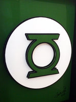 Green Lantern Ring 3D Art