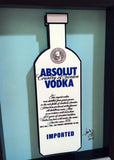 Absolut Vodka Bottle 3D Art