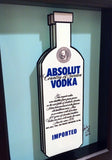 Absolut Vodka Bottle 3D Art