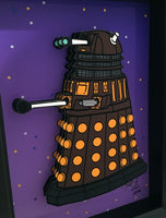 Doctor Who Dalek 3D Art