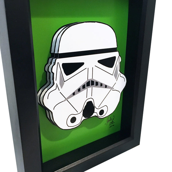 Stormtrooper Helmet 3D Art