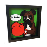Boxer Rocky Balboa 3D Art