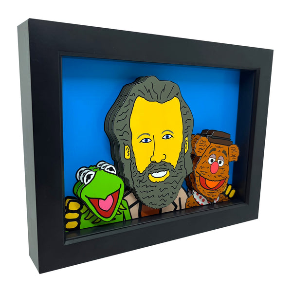 Jim Henson with The Muppets 3D Art