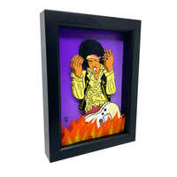 Jimi Hendrix 3D Art