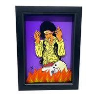 Jimi Hendrix 3D Art