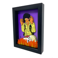 Jimi Hendrix 3D Art