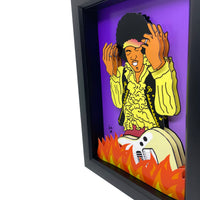 Jimi Hendrix 3D Art