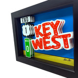 Key West Mile 0 Sign 3D Art