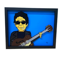 Lou Reed 3D Art