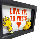 Love You To Pieces 3D Art