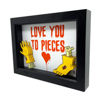 Love You To Pieces 3D Art