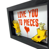 Love You To Pieces 3D Art