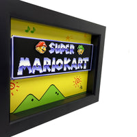 Super Mario Kart Logo 3D Art