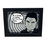Will The Real Martian Please Standup? 5x7" 3D Art